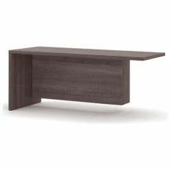 Bestar® Return Table - 71" - Bark Grey - Pro-Linea Series