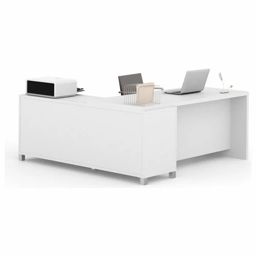 Bestar® L Desk - 71" - White - Pro-Linea Series 2 Bestar® L Desk - 71" - White - Pro-Linea Series - Image 2