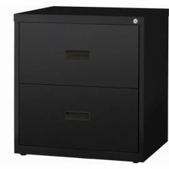 Hirsh Industries® HL1000 Series® Lateral File 30" Wide 2-Drawer - Black