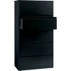 Hirsh Industries® HL10000 Series® Lateral File 36" Wide 5-Drawer - Black