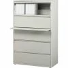 Hirsh Industries® HL10000 Series® Lateral File 36" Wide 5-Drawer - Light Gray