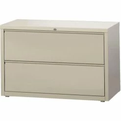 Hirsh Industries® HL10000 Series® Lateral File 42" Wide 2-Drawer - Putty