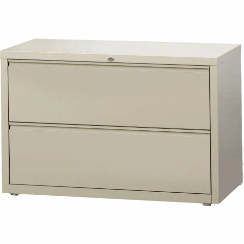 Hirsh Industries® HL10000 Series® Lateral File 42" Wide 2-Drawer - Putty 1 Hirsh Industries® HL10000 Series® Lateral File 42" Wide 2-Drawer - Putty
