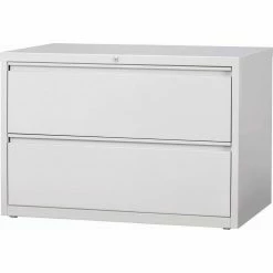 Hirsh Industries® HL10000 Series® Lateral File 42" Wide 2-Drawer - Light Gray