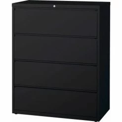 Hirsh Industries® HL10000 Series® Lateral File 42" Wide 4-Drawer - Black