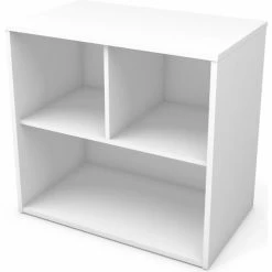 Bestar® Storage Unit 2 Shelf 30-1/8"W x 18-3/16"D x 28-1/2"H White