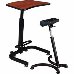 Regency Brody Sitting or Standing Desk, Cherry -Outlet Desks & Workstations Store 1900CH 4