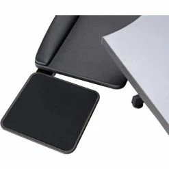 Global Industrial™ Mouse Tray, 8"W x 8"D, 360° Rotation, Black, 1/Pack -Outlet Desks & Workstations Store 190289C