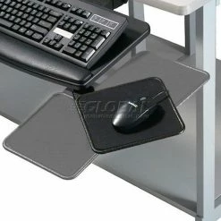 Global Industrial™ Mouse Tray, 8"W x 8"D, 360° Rotation, Black, 1/Pack -Outlet Desks & Workstations Store 190289 32