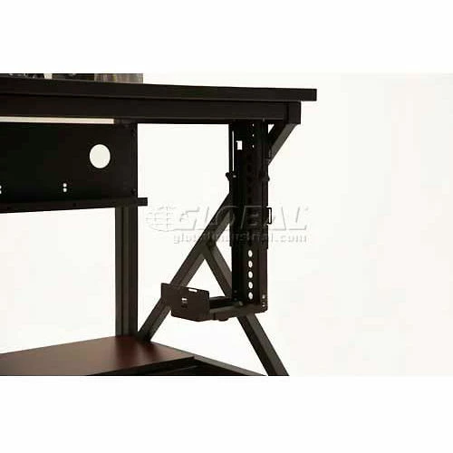 Kendall Howard Adjustable CPU Holder, 60 lb. Weight Capacity, Black 6 Kendall Howard Adjustable CPU Holder, 60 lb. Weight Capacity, Black - Image 6
