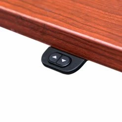 RightAngle Products RightAngle™ Bonita Electric Height Adjustable Desk 30"x48", Hardrock Maple w/Black Base -Outlet Desks & Workstations Store 2 ButtonSwitch 3