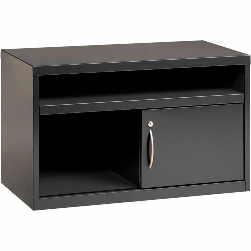 Hirsh Industries® Low Credenza with Sliding Door - 36"W - Charcoal 1 Hirsh Industries® Low Credenza with Sliding Door - 36"W - Charcoal