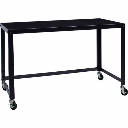 Hirsh Industries® Steel Industrial 48" Mobile Desk in Black 1 Hirsh Industries® Steel Industrial 48" Mobile Desk in Black