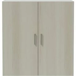 Safco® Mirella Wood Door Storage Cabinet, 20"D x 36"W x 38"H, White Ash -Outlet Desks & Workstations Store 21989 MRWDCWAH Front