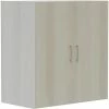 Safco® Mirella Wood Door Storage Cabinet, 20"D x 36"W x 38"H, White Ash
