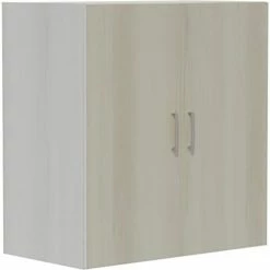 Safco® Mirella Wood Door Storage Cabinet, 20"D x 36"W x 38"H, White Ash