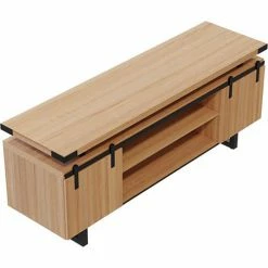 Safco® Mirella Low Wall Cabinet Wood Doors, 20"D x 72"W x 29-1/2"H, Sand Dune -Outlet Desks & Workstations Store 22186 MRLWCWDSDD Top