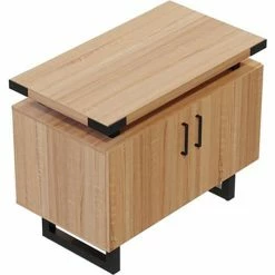 Safco® Mirella Storage Cabinet, 20"D x 36"W x 29-1/2"H, Sand Dune 9 Safco® Mirella Storage Cabinet, 20"D x 36"W x 29-1/2"H, Sand Dune -Outlet Desks & Workstations Store 22188 MRSCT36SDD Top