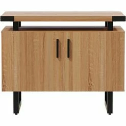 Safco® Mirella Storage Cabinet, 20"D x 36"W x 29-1/2"H, Sand Dune
