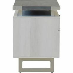 Safco® Mirella Lateral File, 20"D x 36"W x 29-1/2"H, Stone Gray 7 Safco® Mirella Lateral File, 20"D x 36"W x 29-1/2"H, Stone Gray -Outlet Desks & Workstations Store 22201 MRLF36SGY Side