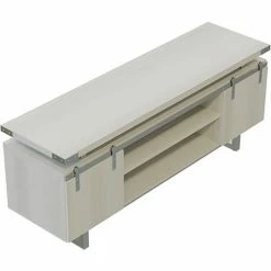 Safco® Mirella Low Wall Cabinet Wood Doors, 20"D x 72"W x 29-1/2"H, White Ash -Outlet Desks & Workstations Store 22221 MRLWCWDWAH Top