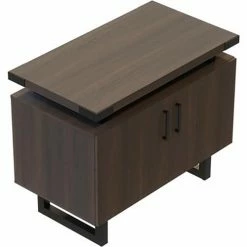 Safco® Mirella Storage Cabinet, 20"D x 36"W x 29-1/2"H, Southern Tobacco -Outlet Desks & Workstations Store 22236 MRSCT36STO Top