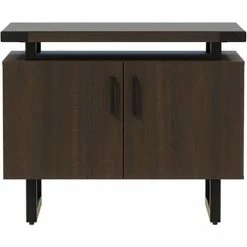 Safco® Mirella Storage Cabinet, 20"D x 36"W x 29-1/2"H, Southern Tobacco -Outlet Desks & Workstations Store 22237 MRSCT36STO Front