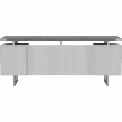 Safco® Mirella Free Standing Credenza, BBB/BF, 20"L x 72"W x 29-1/2"H, Stone Gray 10 Safco® Mirella Free Standing Credenza, BBB/BF, 20"L x 72"W x 29-1/2"H, Stone Gray -Outlet Desks & Workstations Store 23068 MRCBF7220SGY Back