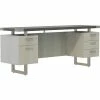 Safco® Mirella Free Standing Credenza, BBB/BF, 20"L x 72"W x 29-1/2"H, Stone Gray