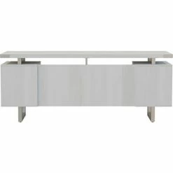 Safco® Mirella Free Standing Credenza, BBB/BF, 20"L x 72"W x 29-1/2"H, White Ash -Outlet Desks & Workstations Store 23075 MRCBF7220WAH Back