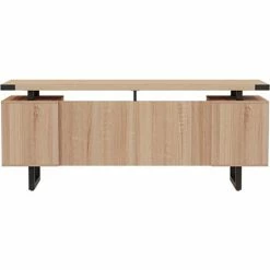 Safco® Mirella Free Standing Credenza, BBB/BF, 20"L x 72"W x 29-1/2"H, Sand Dune -Outlet Desks & Workstations Store 23125 MRCBF7220SDD Back