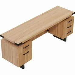 Safco® Mirella Free Standing Credenza, BBB/BF, 20"L x 72"W x 29-1/2"H, Sand Dune -Outlet Desks & Workstations Store 23127 MRCBF7220SDD Top