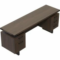 Safco® Mirella Free Standing Credenza, BBB/BF, 20"L x 72"W x 29-1/2"H, Southern Tobacco -Outlet Desks & Workstations Store 23131 MRCBF7220STO Top