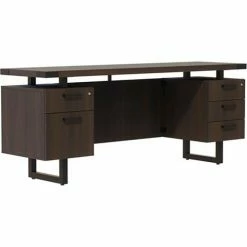 Safco® Mirella Free Standing Credenza, BBB/BF, 20"L x 72"W x 29-1/2"H, Southern Tobacco