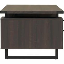 Safco® Mirella Free Standing Desk, BBB/BF, 36"D x 72"W x 29-1/2"H, Southern Tobacco 8 Safco® Mirella Free Standing Desk, BBB/BF, 36"D x 72"W x 29-1/2"H, Southern Tobacco -Outlet Desks & Workstations Store 23336 MRDBF7236STO Side