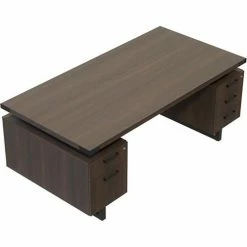 Safco® Mirella Free Standing Desk, BBB/BF, 36"D x 72"W x 29-1/2"H, Southern Tobacco 10 Safco® Mirella Free Standing Desk, BBB/BF, 36"D x 72"W x 29-1/2"H, Southern Tobacco -Outlet Desks & Workstations Store 23337 MRDBF7236STO Top