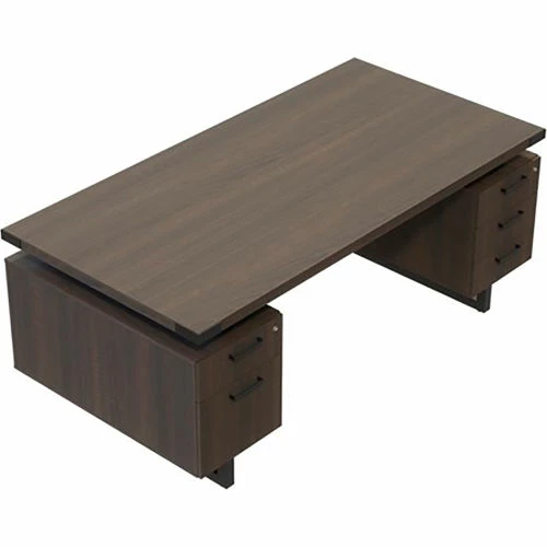 Safco® Mirella Free Standing Desk, BBB/BF, 36"D x 72"W x 29-1/2"H, Southern Tobacco 5 Safco® Mirella Free Standing Desk, BBB/BF, 36"D x 72"W x 29-1/2"H, Southern Tobacco - Image 5