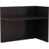 Alera® Reversible Reception Return - 44"W x 23-5/8"D x 41-1/2"H - Espresso - Valencia Series
