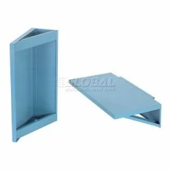 Side Shelf Kit For Global Industrial™ Computer Cabinet, Blue, Set of 2 -Outlet Desks & Workstations Store 237368BL 01