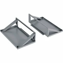 Side Shelf Kit For Global Industrial Computer Cabinet, Dark Gray, Set Of 2 -Outlet Desks & Workstations Store 237368DG 02