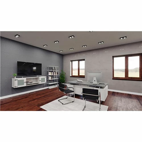 Safco® Mirella Free Standing Desk, BBB/BF, 36"D x 72"W x 29-1/2"H, Stone Gray 6 Safco® Mirella Free Standing Desk, BBB/BF, 36"D x 72"W x 29-1/2"H, Stone Gray - Image 6