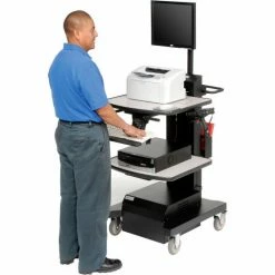 Newcastle Systems NB Series Mobile Powered Workstation, Small Power Package, 100AH Battery -Outlet Desks & Workstations Store 238539 06