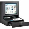Global Industrial™ Countertop LCD Computer Cabinet, Black