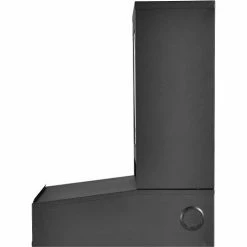 Global Industrial™ Countertop LCD Computer Cabinet, Black -Outlet Desks & Workstations Store 239114BK 05