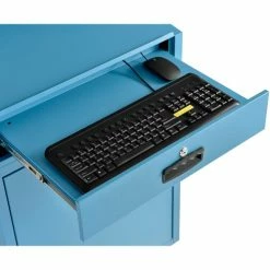 Global Industrial Mobile LCD Computer Cabinet, Blue, Assembled 35 Global Industrial Mobile LCD Computer Cabinet, Blue, Assembled -Outlet Desks & Workstations Store 239115BL 08