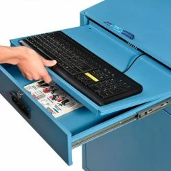 Global Industrial Mobile LCD Computer Cabinet, Blue, Assembled 37 Global Industrial Mobile LCD Computer Cabinet, Blue, Assembled -Outlet Desks & Workstations Store 239115BL 10