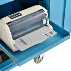 Global Industrial Mobile LCD Computer Cabinet, Blue, Assembled 38 Global Industrial Mobile LCD Computer Cabinet, Blue, Assembled -Outlet Desks & Workstations Store 239115BL 11