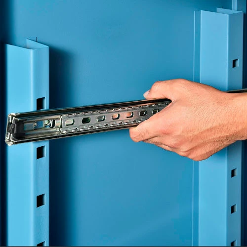 Global Industrial Mobile LCD Computer Cabinet, Blue, Assembled 13 Global Industrial Mobile LCD Computer Cabinet, Blue, Assembled - Image 13