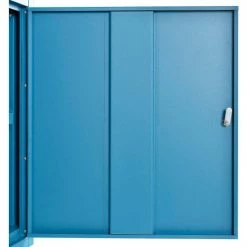 Global Industrial Mobile LCD Computer Cabinet, Blue, Assembled 40 Global Industrial Mobile LCD Computer Cabinet, Blue, Assembled -Outlet Desks & Workstations Store 239115BL 13