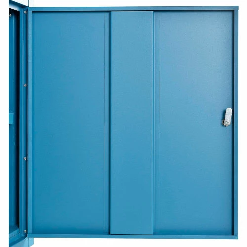 Global Industrial Mobile LCD Computer Cabinet, Blue, Assembled 14 Global Industrial Mobile LCD Computer Cabinet, Blue, Assembled - Image 14